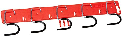 Freund-Victoria 1900506 Geräteleiste EuroFix 68125, Silber/rot, 40 x 25 x 15 cm