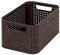 Curver 03614-210-00 Aufbewahrungsbox Style S, 7 L, Dunkelbraun