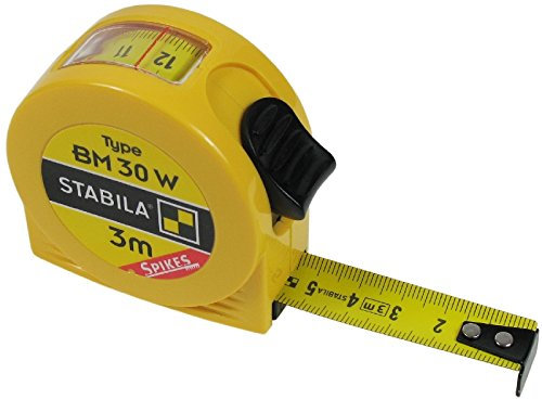 Stabila 687.13 - Metro a nastro BM 30, 3 m, con finestra