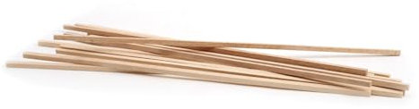 100 palitos de madera para algodón de azúcar
