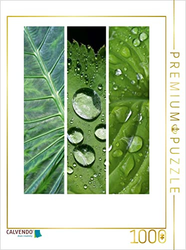 CALVENDO Puzzle Natural Trios - Grün | 1000 Teile Lege-Größe 48 x 64 cm Foto-Puzzle für glückliche Stunden