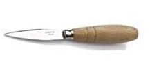 Coltello apriostriche apricozze professionale, coltello per aprire ostriche cozze vongole crostacei, apri ostriche apri cozze in acciaio inossidabile con manico in legno, coltello per frutti di mare