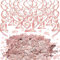 HOWAF Rose Gold 21. Geburtstagdeko für Mädchen Frauen Erwachsene, 21. Geburtstag Hängedeko Roségold Deckenhänger Spiral Girlanden und 21. Geburtstag Konfetti Tisch Deko für 21 Geburtstag Dekoration