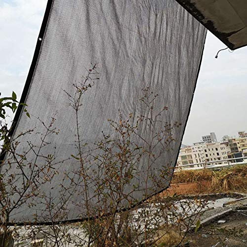 YUDEYU schattennetz Schattierungseffekt 80% Dach Markise Sonnenschutz 6-poliges Handwerk 100 G Verschlüsselt Grau sonnenschutz balkon (Color : 1.5x2m)