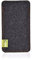 Almwild® Hülle passend für Apple iPhone 15/15 Pro, 14/14 Pro, 13/13 Pro. Modell “Dezenzi” in Schiefergrau aus Naturfilz.