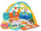 Fillikid Aktivbogen 3in1 I Spielmatte mit Bällebad I Lernmatte, Erlebnisdecke, Krabbeldecke mit Nackenkissen und aufklappbare Seitenteile I Spieldecke für Babys mit Spielbogen, ab 0 Monaten