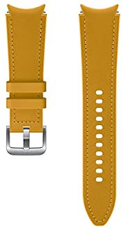 Samsung Watch Strap Hybrid Leather Band - Official Samsung Watch Strap - 20mm - M/L - Mustard