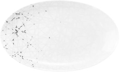 Seltmann 001.764248 Porzellan Teller, Oval, 24cm Length, 14.5cm Width