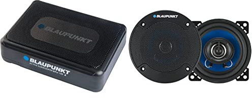 Blaupunkt GTw 190 A, Schwarz & ICx 402 2-Wege Einbau-Lautsprecher 180W Inhalt: 1 Paar, ICX402