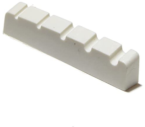Bass guitar nut 5 string 45mm x 6mm white graphite compound