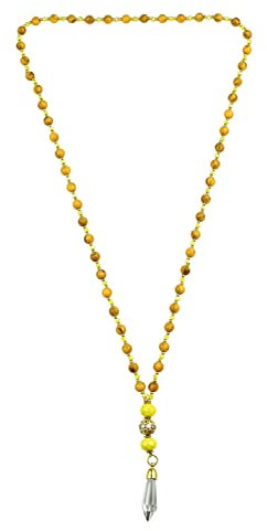 collezione alessandro Lange Kette Marinha mit Glasanhänger