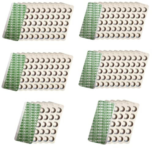 harren24 Testtabletten für Schütteltester (Rapid) zur chemischen Wasseranalyse von pH-Wert (Phenol red) und freiem Chlor (2 x 250 Stück)