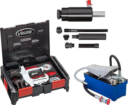 VIGOR Multibox V4700-L, Hydraulik Kompakt-Radlager, Basis Satz, V5554-2, Anzahl Werkzeuge: 26