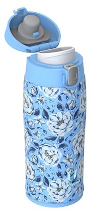 Super Sparrow Borraccia Termica Bambini, Acciaio Inox 18/8 Bottiglia Termica - 350ml - Senza BPA Tazza Termica, Borraccia Termica per Scuola, Sportiva, Bici, Campeggio, Palestra