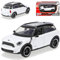 Generisch Mini Countryman Weiss SUV Ab 2010 1/43 Motormax Modell Auto mit individiuellem Wunschkennzeichen