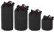 LUOCAI 4 Pack Lens Pouch Set Thick Lens Case for Protect Camera Len with Soft Plush Inside 4 Sizes Lens Pouch Bag Water Resistant for Canon, Nikon, Pentax, Sony, etc.(Red)