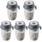 5pcs Plastic Washing Machine Adapter Water Hose Fittings Washer Hose Repair Kits Portable Washer Inlet Adapter Suite