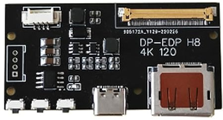Youdefa DP zu EDP 4K 120HZ DIY4K Treiberplatine 4K 2K 1080 Adapterplatine für tragbares Display (A)