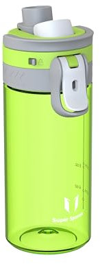 Super Sparrow Trinkflasche Kinder - Tritan Wasserflasche - 500ml - BPA-frei - Ideale Sportflasche - Ein-Klick Schnellfluss TouchGulp Trinkflaschen - Leicht, Nachhaltig