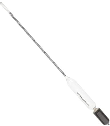 FUNOMOCYA Glaswaage Hydrometer Für Aquarien Salzgehalt-messgerät Mit Dichte Präzisionsinstrument Zur Analyse Von Meerwasser Und Salzwasser