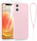Viojrlra Coque pour iPhone 12 6,1 avec 2 Pièces Verre Trempé, Protection Complète Silicone Housse Fine Antichoc Antirayures Anti jaunissement étui iPhone 12 Con Cordon,Rose