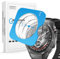 NEWZEROL 3 Piezas Protector Pantalla Compatible para Huawei Watch GT 5 Pro 46mm con Marco de Montaje, Anti-rasguños 9H Película Protectora de Vidrio Templado de Alta Resolución