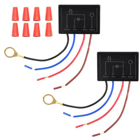 Namvo 2PCS 3-Way Touch Sensor Dimmer Switch Desk Lamp Sensor Module Control Module 3-Segment Dimming Mode Dimmer