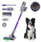EUARY Cordless Vacuum Cleaner (Purple)