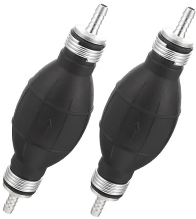 WEKADRIN 2St Ölbrunnenpumpe ölpumpe kraftstoffpumpe Bootstreibstoffpumpe flüssigkeitspumpe benzinpumpe Handpumpe Abzieher für Öl-Vakuumpumpe Benzin kann pumpen Benzinsiphon Edelstahl Black