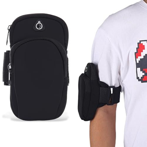 EAVUYIS Fascia da Braccio Porta Cellulare per Correre, Porta Telefono per Corsa, Fitness - Compatibile con Smartphone Fino a 7.0