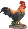 Garten Huhn Dekofigur aus Kunstharz, Gartendeko Handbemalt Henne Dekofiguren für Innen und Außen, Huhn- und Kükenstatue Ornamente Deko Hahn Gartenfiguren Dekorative Henne Gartenstatue Dekoration (B)