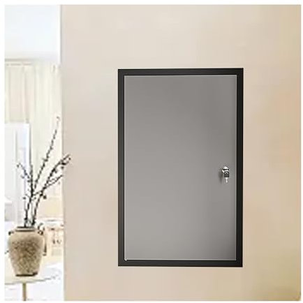 Botola ispezione cartongesso Pannello di accesso idraulico, pannelli per porte di grandi vani di servizio, pannello di accesso nascosto per soffitta, copertura per foro a muro a filo(Gray,40x60in)