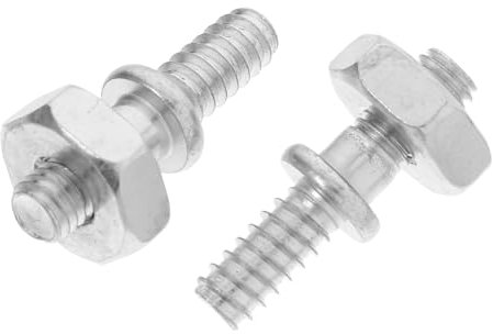 GANAZONO 2pcs Guide Plate Screw Nut Replacement Chainsaw Bar Studs and Nuts Compatible for Adjuster Tensioner Bar