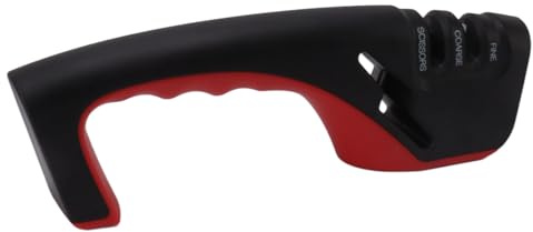 YUYTE Affilatore in Ceramica a 3 Fasi per un'affilatura Efficiente e rapida: Strumento da Versatile e Facile da Usare