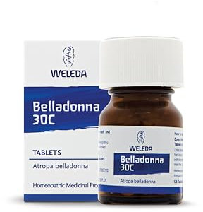 Weleda Belladonna 30C, Homeopathic Medicinal Product, 125 Tablets