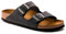Birkenstock Arizona 552111 552111, Unisex - Erwachsene Sandalen, Schwarz (Black), 46 EU