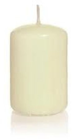 8 Stumpenkerzen Kerze Creme 100 x 60 mm Brenndauer 30 Stunden Deko