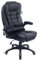 Cherry Tree Furniture Executive Recline Extra Padded Office Chair (Black PU Leather)