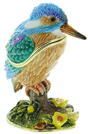 Treasured Trinkets Schmuckkästchen Juliana in Form eines Eisvogels