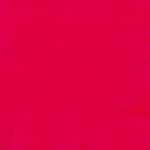 Unique Party Red Paper Napkins, 50ct