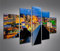 islandburner Bild Bilder auf Leinwand Las Vegas V4 Luxor MF XXL Poster Leinwandbild Wandbild Dekoartikel Wohnzimmer Marke