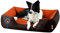 BedDog Hundebett XL - Hundekissen - Hundekorb - Hundecouch - Hundesofa - Bezug abziehbar, Waschbar, für Mittel-Große Hunde