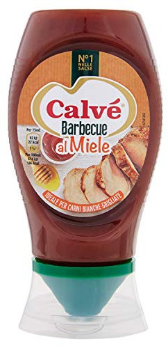 Calvé - Salsa Barbecue, al Miele - 250 ml - [confezione da 8]