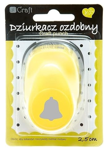 dpCraft Motivstanzer Motivlocher Papierstanzer Stanzer Locher 2,5 CM GLOCKE