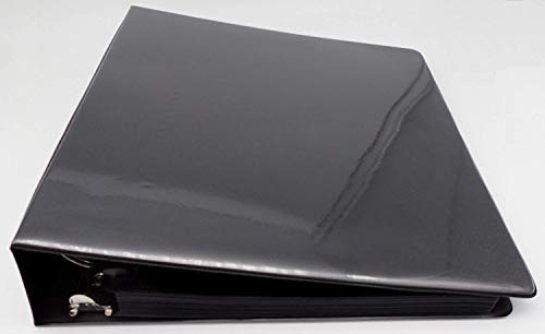 docsmagic.de 3-Ring Album Black + 50 18-Pocket Pages Black - Sideloading - Sammelalbum + Ordnerseiten - Schwarz - PKM - YGO - MTG