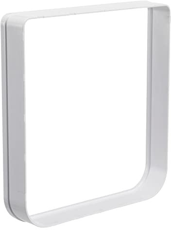 TRIXIE 4-Wege Freilauftür mit Tunnel - Tunnelstück für 20 x 22 cm - Weiß