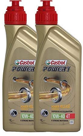 olio motore 4 tempi 10w40 Castrol Power1 4T 10W-40 2x1lt.