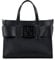 Armani Exchange Susy Big Tote, Borse a Tracolla Donna, Nero, TU