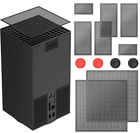 FastSnail Staubschutz Kompatibel mit Xbox Series X Konsole, Staubfilter mit Daumengriffen (2er-Pack), Zubehör