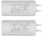 Lot de 2 Condensateurs 2.5 µF Spécial volet roulant SOMFY Moteur 6 Nm à petites cosses 2,8mm - GARANTIE 2 ans